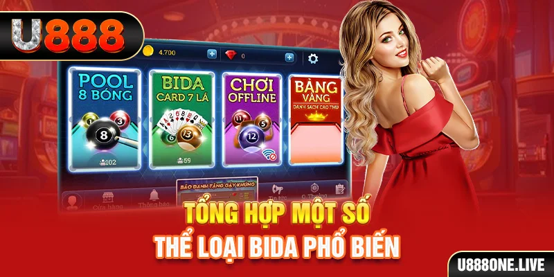 Tổng hợp một số thể loại Bida phổ biến